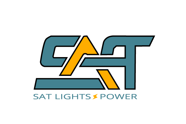 SAT LIGHT AND POWER Logo